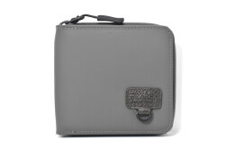 ACTIVE（アクティブ） 防水＆耐久&軽量　アウトドアラウンドファスナー二つ折り財布 「プレリー1957」 NP00210 グレー　正面