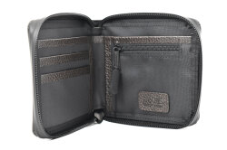 ACTIVE（アクティブ） 防水＆耐久&軽量　アウトドアラウンドファスナー二つ折り財布 「プレリー1957」 NP00210 グレー　内作り