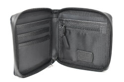 ACTIVE（アクティブ） 防水＆耐久&軽量　アウトドアラウンドファスナー二つ折り財布 「プレリー1957」 NP00210 ネイビー　内作り