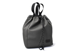 ACTIVE（アクティブ） 防水＆耐久＆軽量　2WAY巾着バッグ 「プレリー1957」 NP01210 ブラック　正面