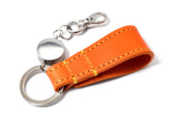 Gadget（ガジェット）　リール付キーホルダー　「プレリー1957」　NP43425　オレンジ　裏面