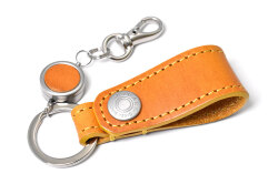 Gadget（ガジェット）　リール付キーホルダー　「プレリー1957」　NP43425　イエロー　正面