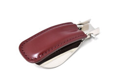 メタルコードバン　シューホーン　「プレリーギンザ」　NP50250　ダークブラウン　正面