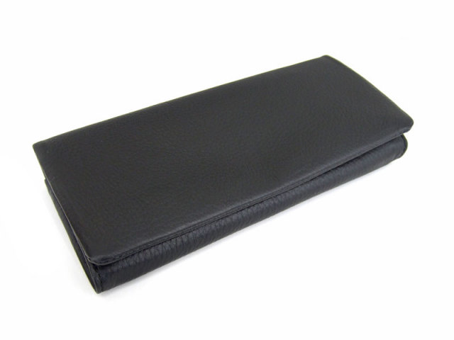 Natural(ナチュラル) 長財布 「ゴールドファイル」 GP54016 クロ 正面