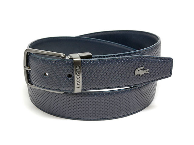 牛革 リバーシブルベルト 「LACOSTE(ラコステ)」 LB80080 コン 正面