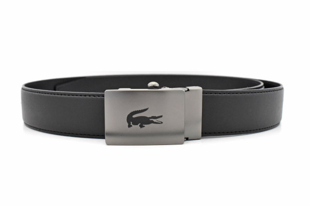 イージーアジャストバックルベルト 「LACOSTE(ラコステ)」LB84875 クロ 正面