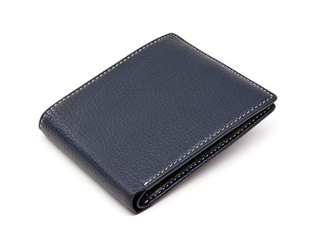 ItalianDeerskin (イタリアンディア) 二つ折り財布(小銭入れなし) 「プレリー1957」 NP17211 コン 正面