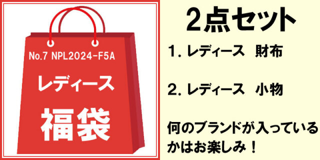 福袋2024レディース 「ブランド各種」5,500円 2点セット NPL2024-F5A No7