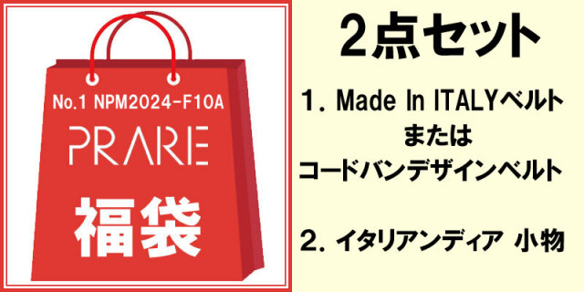 福袋2024メンズ 「プレリー」11,000円　2点セット　NPM2024-F10A　No1