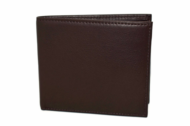 Glove high soft leather(グローブハイソフトレザー) 二つ折り財布(小銭入れなし)「プレリーギンザ」 NPM4514 クロ 正面