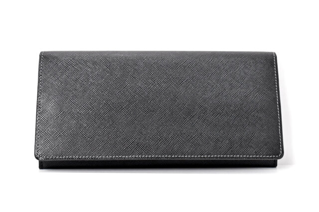 Clean(クリーン) 長財布 「プレリーギンザ」 NPX8013 クロ 正面