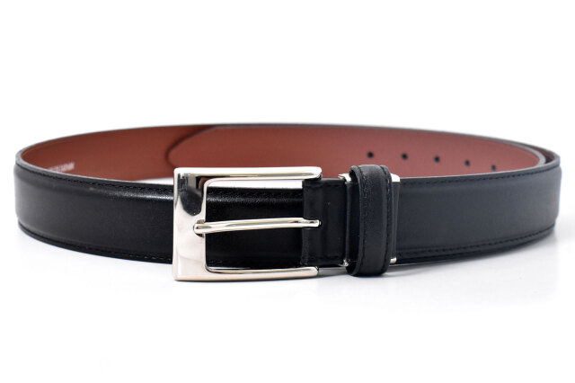NON NICKEL（ノンニッケル）　メンズベルト  「プレリーギンザ」 NB30080　ブラック　正面