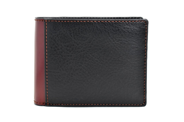 Tie Up（タイアップ）　二つ折り財布（小銭入れあり）　「プレリートラディショナルファクトリー」　NPF2712　ダークブラウン　正面