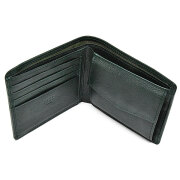 PRESTIGE（プレステージ） 二つ折り財布（小銭入れあり）  「DAKSダックス」　DP21213　グリーン　内作り