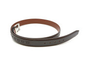 牛革　カジュアルベルト 35mm幅 ピン式　ロングサイズ 「ゴールドファイル」 GB572-GB575　チョコ　裏面