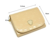 モノグラム　二つ折り財布（小銭入れあり） 「ゴールドファイル」　GP36315　サイズ