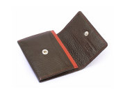 ItalianDeerskin (イタリアンディア) 小銭入れ 「プレリー1957」 NP17660 チョコ 内作り