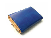 Patine（パティーヌ） 三つ折り財布（コンパクト財布） 「プレリーギンザ」 NP76316　ブルー　裏面
