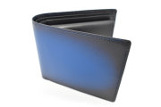 Gradation（グラデーション）　二つ折り財布（小銭入れあり）　「プレリーギンザ」　NP79218　ブルー　正面
