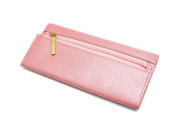 Bijou（ビジュー） コンパクト長財布（小銭入れあり）　「ル・プレリー 」 NPL1195　ピンク　裏面