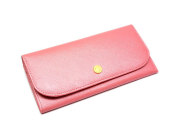 Bijou（ビジュー） コンパクト長財布（小銭入れあり）　「ル・プレリー 」 NPL1195　ピンク　正面