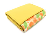 プリムラ 二つ折り財布（BOX小銭入れあり） 「ル・プレリーギンザ」 NPL4412　オレンジ　裏面