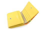 プリムラ 二つ折り財布（BOX小銭入れあり） 「ル・プレリーギンザ」 NPL4412　オレンジ　内作り