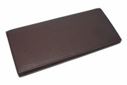 Glove high soft leather（グローブハイソフトレザー） 長財布（小銭入れあり）「プレリーギンザ」　NPM4020　チョコ　正面