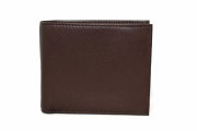 Glove high soft leather（グローブハイソフトレザー） 二つ折り財布（小銭入れあり）「プレリーギンザ」　NPM4118　チョコ　正面