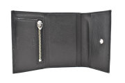 Glove high soft leather（グローブハイソフトレザー） 三つ折り財布（小銭入れあり）　「プレリーギンザ」　NPM4213　クロ　内作り
