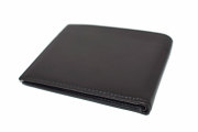 Glove high soft leather（グローブハイソフトレザー） 二つ折り財布（小銭入れなし）「プレリーギンザ」　NPM4514　クロ　裏面