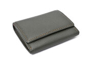 ItalianDeerskin （イタリアンディア） 小銭入れ 「プレリー1957」 np17660　カーキ　正面