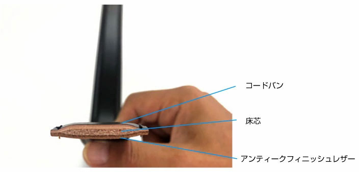 コードバン　ベルト　「プレリーギンザ」　NB149　イメージ画像