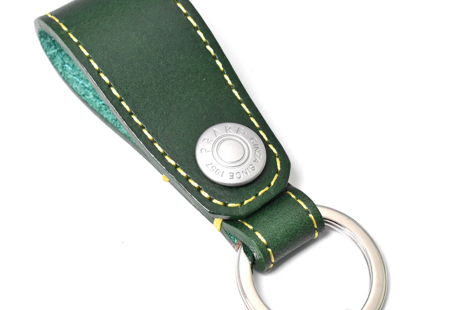 【単品可】GLAY ハッピーリーフ キーホルダー 赤・緑 Kanmi｜小さなお財布「ドロップツリー こがま口 キーリング