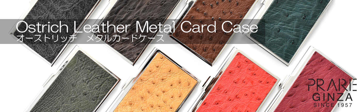 オーストリッチ　メタルカードケース  「プレリーギンザ」　NP87060　タイトル画像